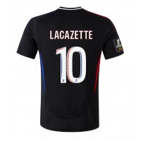 Maglia Calcio Olympique Lyonnais Alexandre Lacazette #10 Seconda Divisa 2024-25 Manica Corta